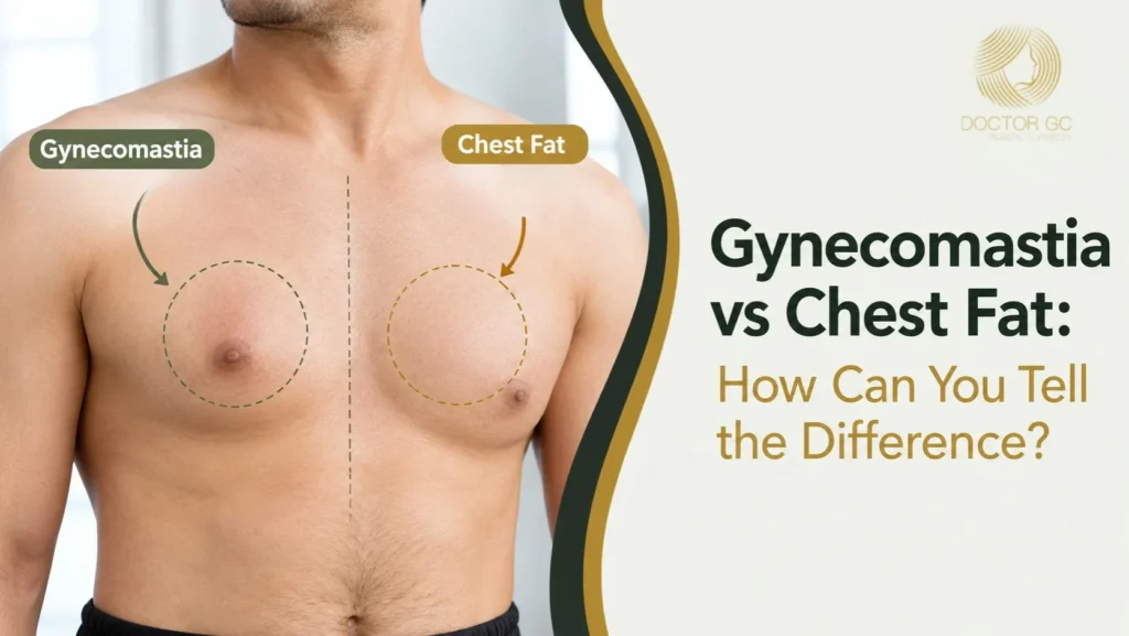Gynecomastia vs chest fat